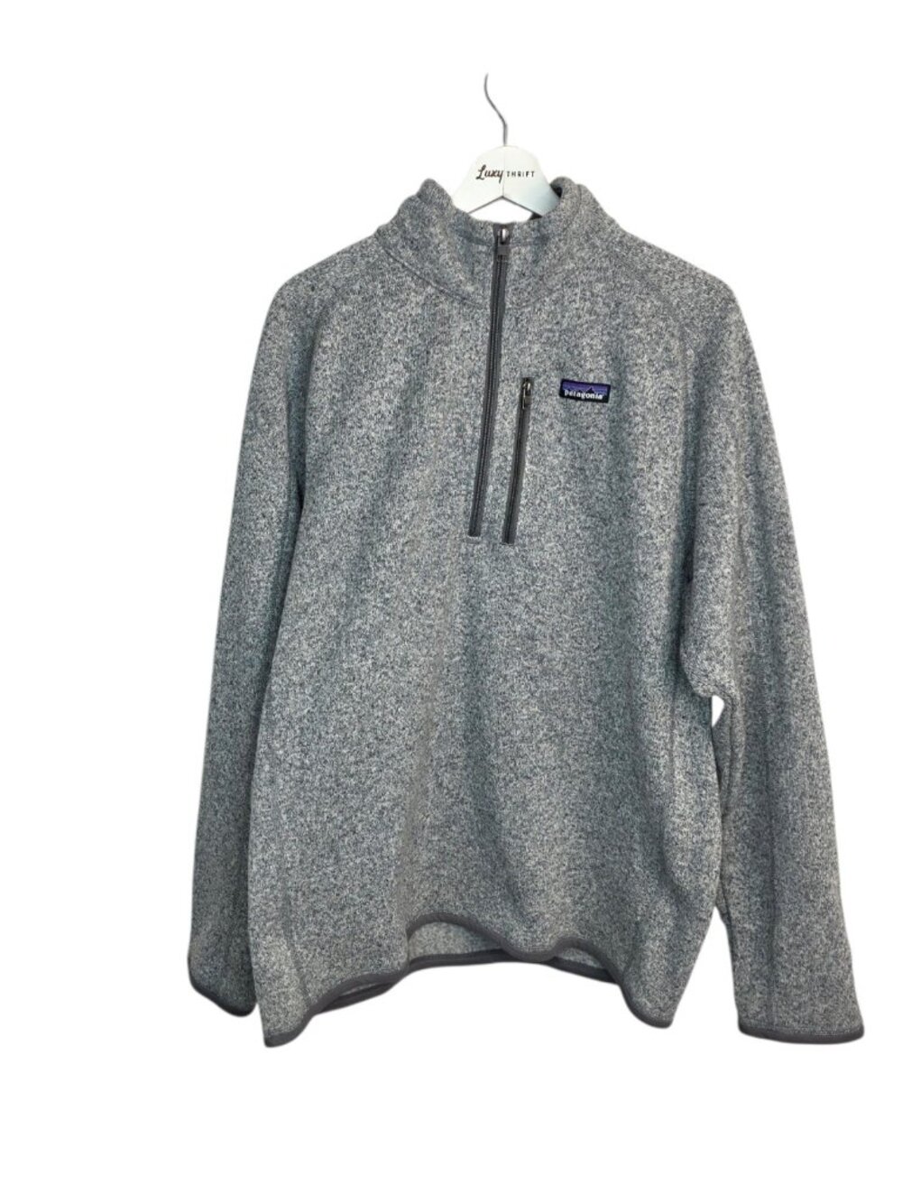 Patagonia Men's Better Sweater 1/4 Zip, Outdoor, Size Large, Gorpcore, Grey